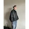 Colección Otoño 2026 FEIDING: ¡Novedades! Chaqueta de moto de cuero PU estilo coreano con cuello alto y cremallera Q6111