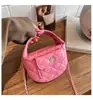 Bolso de Diseño de Nicho para Mujer 2025 Nueva Moda Estilo Pequeño Fragante Cadena Acolchada Versátil Pequeño Fresco Bolso Cruzado
