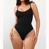 Venda Quente Europeu e Americano Tamanho Grande Fio Dental Levanta Bumbum Modelador Sem Costura Feminino Corset Suspensório Body Macacão Sem Costas