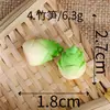 Micro-Paisaje Creativo Artificial Realista Comida y Juego Vegetal Casa de Muñecas Paisajismo DIY Accesorios de Decoración Adornos en Miniatura