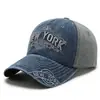 Boné de Baseball Masculino Vintage Desgastado Estilo Coreano Ins Tendência Bico de Pato Chapéu Lavado Esportes ao Ar Livre Chapéu de Sol para Mulheres