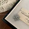 Outono e inverno strass floco de neve hairpin lado da menina testa franja clipe pequeno clipe cocar hairpin duckbill clip acessórios de cabelo
