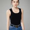 Camisola de Caxemira com Gola U para Mulheres Outono e Inverno Colete de Emagrecimento Elegante para Todos os Combos Suéter de Cashmere