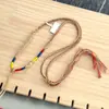 Cordão de Algodão Tibetano Esfregado à Mão para Cordão de Colar Pingente Estilo Étnico Amuleto Thangka Cordão para Brincadeiras Culturais Feito à Mão com Cordão Venda por Atacado