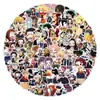 50-200 Pegatinas Mixtas de Graffiti de Anime para Decorar Cuadernos y Maletas, Pegatinas de Dibujos Animados DIY, Venta al por Mayor desde el Fabricante