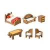 Novo produto transfronteiriço micro-paisagem Sudeste Asiático série de móveis realistas cenário de casa de bonecas decorações DIY pequenos ornamentos de mesa