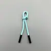 Cordón para cremallera con doble punta de cobre, cordón colorido para ropa, gabardinas, bolsos y pequeños accesorios
