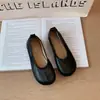 Zapatos Bajos de Boca Única Estilo Retro Francés para Mujer 2026 Nuevos Estilos de Primavera y Otoño Suela Plana con Falda Estilo Ballet Mary Janes Zapatos de Noche