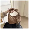 Bolso de Mano de Diseño de Nicho Transfronterizo de Lunares para Mujer 2026 Nuevo Elegante Bolso de Albóndiga Diario Bolso Cruzado de Hombro Único Retro