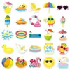 50 pegatinas de graffiti de verano personalizadas transfronterizas estilo fresco playa creativas decorativas para vaso de agua funda de teléfono móvil pegatinas de guitarra