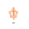 Horquilla Coreana de Estrella de Colores Mini Estrella de Cinco Puntas Hebilla de Rana Pinza Lateral Horquilla Infantil Adorno para la Cabeza de Bebé Joyería al por Mayor