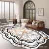 Alfombra de Mármol de Lujo Ligero en Stock para Uso Doméstico, Alfombra para Sala de Estar, Alfombra para Mesa de Café de Sofá, Alfombra para Mesita de Noche de Dormitorio, Venta al por Mayor Ozon