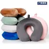 Núcleo de Almohada de Espuma Viscoelástica Almohada en Forma de U Almohada para el Cuello Almohada Cervical Rebote Lento Almohada de Viaje para Avión y Tren de Alta Velocidad Soporte Portátil para el Cuello