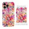Capa de celular floral de maçã colorida estilo Monet para iPhone18promax película de cobertura total capa protetora de casca dura