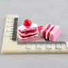 Paisaje Bricolaje Crema Micro Torre Adornos para Pastel Llavero Casa de Muñecas DIY Pegamento de Fresa Juguete de Comida Accesorios de Resina