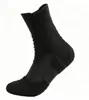 Calcetines de rizo con suela de toalla engrosada para hombre y mujer, calcetines élite de longitud media de caña alta para correr y deportes al aire libre