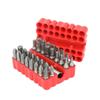 Juego combinado de 33 piezas de cabeza de lote hueca, lote de viento, destornillador eléctrico, cabeza de destornillador con forma, cabeza de lote hexagonal de flor de ciruelo