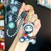 Chaveiro Locomotiva de Bonde Panda Boneco Panda Divertido de Desenho Animado Pingente Pequeno Pingente de Mochila Pequeno Presente