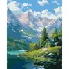 Pintura al óleo digital DIY ilustración de cóctel pintura decorativa estilo ins para colorear a mano arte de pared para sala de estar y dormitorio