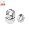 Tapa de Tornillo Hexagonal con Tuerca Hexagonal Galvanizado Blanco Imperial Tapa de Tornillo Hexagonal Niquelado 3/8 5/16 1/4 3/16