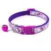 Huella de Patita de Perro Flor Gato Anillo Hueso Collar de Perro Collar de Gato Dibujos Animados Joyería para Mascotas Herramienta de Identificación para Pasear al Perro