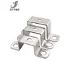 Acero inoxidable 304 cuadrado grueso con agujero tarjeta de montar abrazadera de tubo soporte de tubo hebilla de tubo abrazadera de manguera abrazadera de tubo de agua tubo cuadrado fijo