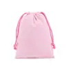 Bolsa de lona con cordón al por mayor fábrica empaque almacenamiento algodón cordón regalo en blanco impreso LOGO color