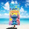 Stitch Personalizado TEMU Venta Caliente Toalla de Playa Estampada de Stitch de Gran Tamaño Niños Adultos Toalla de Natación