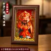 Marco de Figura Dinámico del Dios de la Riqueza con Cinco Dioses de la Riqueza Adorno de Escritorio Decoración de Entrada del Hogar para Atraer Riqueza Regalo de Ceremonia de Apertura
