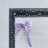Nuevos Accesorios de Lazo de Cinta de Perlas de Gasa DIY Para el Cabello Ropa Ropa de Bebé Bolsos Zapatos Bolsos Accesorios Semi-Terminados