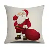 Funda de Almohada Cómoda y Amigable con la Piel Estilo Navideño Árbol de Navidad Linda para Hogar Dormitorio Oficina Respaldo Cojín de Sofá