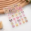 Mini Adesivos Criativos Adesivos Transparentes para Diário Material Decorativo Fofo Adesivos Prêmios de Jardim de Infância Presentes