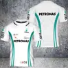 Camiseta de Moda Calle Estilo F1 2025 para Hombre y Mujer Verano Manga Corta Deportes al Aire Libre Holgada y Transparente