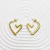 Brinco de Moda Europeu High-End Aço Inoxidável Dourado 18K Temperamento Argola Redonda Versátil Joia Brinco Feminino