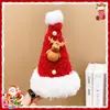 Grampo de cabelo infantil adorno de cabeça chapéu de Natal vermelho grampo acessórios de cabelo para meninas doce Clipe de Pelúcia acessórios de cabelo