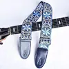 Correas de Guitarra Extensibles y Engrosadas, Correas de Guitarra Bordadas de Gama Alta, Accesorios para Instrumentos Musicales, Transfronterizo de Amazon