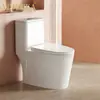MEIKA Banheiro Cerâmico Moderno com Descarga Sifônica Economizador de Água Montado no Piso para Projeto Residencial T8206