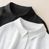 Principios de Primavera Nueva Camisa de Seda Pesada para Mujer Largo Medio Elegante Ropa de Trabajo Suelta Seda Sedas y Satenes Camisa de Seda de Morera