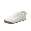 Zapatos de Entrenamiento Alemanes Antideslizantes de Cuero Suave Rosa Genuino para Mujer, Moda de Verano Nuevos Versátiles Estudiante Casual Deportivos Tendencia