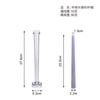 Cera en Barra Forma de Cono Semi-Circular Xiongwei Molde para Velas de PC Molde Acrílico Hecho a Mano DIY Cera en Barra Larga Multitamaño