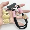 Pingente Melody Dourado Ouro Real Chaveiro Fofo Sanrio Charme para Bolsa de Meninas Presente de Aniversário para Namorada