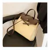 Bolsa Popular Gran Capacidad para Mujer Verano 2021 Nueva de Moda Tendencia Bolso Cruzado de Lona Bolso de Mano Texturizado