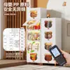 Armário de Armazenamento de Sala de Estar Multicamadas com Tampa Flip Armário de Armazenamento Doméstico Armário de Lanches Caixa de Armazenamento de Brinquedos e Diversos Armário Organizador de Roupas