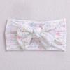 Cross-border Novos acessórios para cabelo infantil Baby Soft Nylon Bow Headband Baby Digital Printed Hair Band Headband