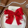 Set de Horquillas Koreanas Pom.Kr Red Velvet Año Nuevo Navidad Accesorios para el Cabello de Niños Pinza para Flequillo Lateral