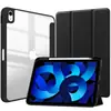 Para Apple iPad Pro11 2024 Funda Protectora iPad Air13 Ranura Transparente para Lápiz Funda de Cuero Acrílico