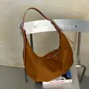 Bolso bandolera retro casual de moda transfronterizo para mujer 2026 nuevo de gran capacidad tipo bolsa de albóndiga simple para debajo del brazo