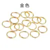 Acero Inoxidable 304 Llavero de Doble Anillo Anillo para Llaves Portallaves Anillo para Llaves Anillo para Llaves Anillo de Conexión