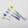Cubierta Portátil para Cabezal de Cepillo de Dientes Estuche de Viaje para Cepillo de Dientes Juego de 5 Piezas Cubierta de Plástico a Prueba de Polvo para Cabezal de Cepillo de Dientes