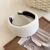 Horquilla de Corona Alta Exquisita Engrosada para Adelgazar el Rostro Otoño e Invierno Diadema Ancha Elegante para Cubrir la Línea del Cabello Otoño e Invierno Diadema Ancha